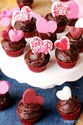 Sweet heart cupcakes