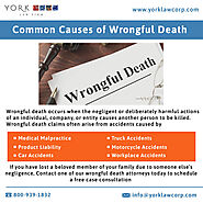 Common Causes Of Wrongful Death - Wrongful Death lawyers Sacramento CA - York Law Firm USA