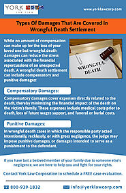 Types of Damages -Wrongful Death lawyers Sacramento CA - York Law Firm USA