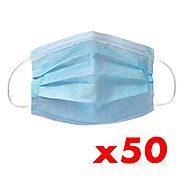 Buy Online: Disposable Face Mask (50 Pcs/Pack) - Medic Supplies Canada