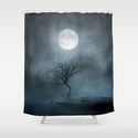 The Moon and the Tree. II Shower Curtain by Viviana Gonzalez