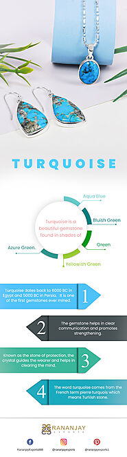 Turquoise Is A Beautiful Gemstone Found In Shades Of Different Colors