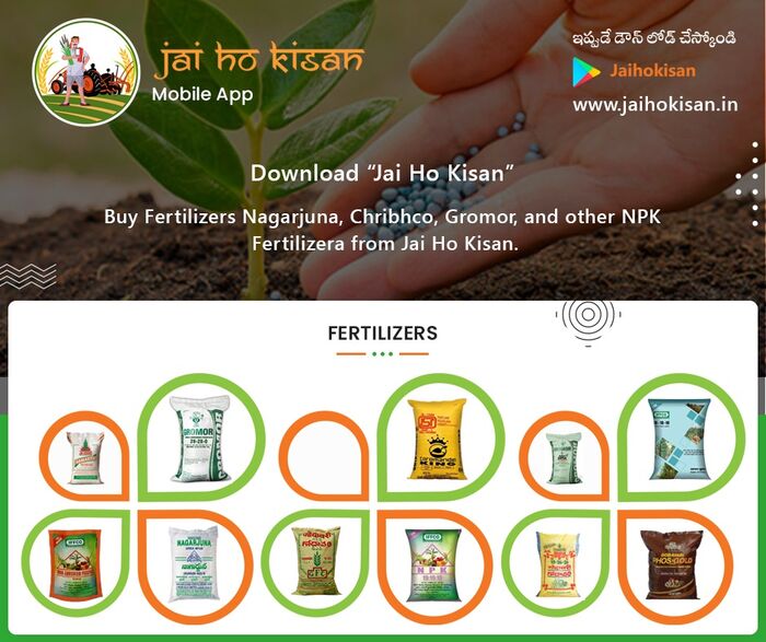 Jai Ho Kisan Online Pesticides, Fertilizers, Seeds, Daily Market