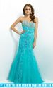 Floral Accented Mermaid Gown by Blush 9750