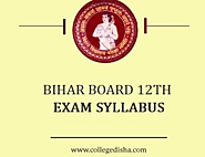 Bihar Board 12th Syllabus 2021-22 | College Disha