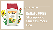 Sulfate FREE Shampoo is Must for Your Hair