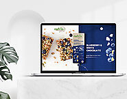 NUTRIX Protein Bar - FMCG Website Design & UI UX Design on Behance