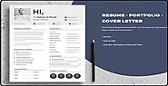 Website at https://lettstartdesign.com/category/portfolio-resume-templates