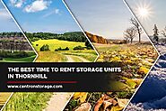 The Best Time to Rent Storage Units in Thornhill | Centron Self Storage Unit