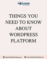 Things You Need to Know About WordPress Platform