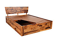 Website at https://www.wakefit.co/bed/sheesham-wood-bed-with-storage-auriga