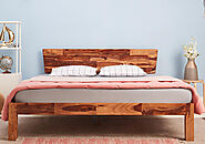 Website at https://www.wakefit.co/bed/sheesham-wood-bed-auriga