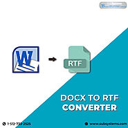 DOCX - RTF Converter