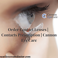 Order Contact Lenses | Contacts Prescription | Cannon Eye Care