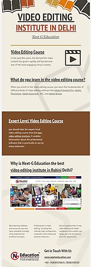 Video Editing Institute in Delhi