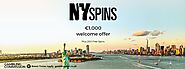 NYspins Casino: 20 Free Spins No Deposit + 100% Bonus!