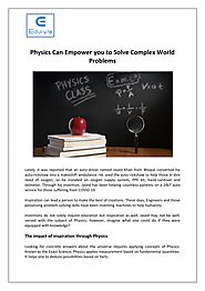 Edulyte - Physics Can Empower you to Solve Complex World Problems