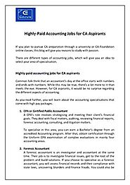 Edulyte - Highly-Paid Accounting Jobs for CA Aspirants