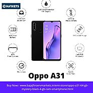 OPPO A31 comes with a rear fingerprint scanner, allowing you to unlock your phone quickly and securely. | BajajFinser...