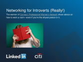 Networking for Introverts (Really!)