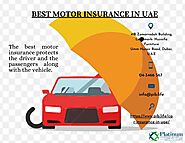 Best Motor Insurance in UAE for your vehicle