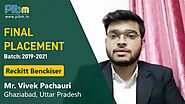 Mr. Vivek - Reckitt Benckiser | Campus Placement Success Stories - Batch 2019-21 | PIBM Pune