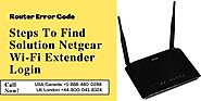 Quick Solution Netgear Wi-fi Extender Login