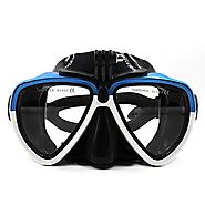 TELESIN Silicone Diving Glass With Detachable Screw Mount Diving Mask Scuba Snorkel Swimming Goggles For Sports Camer...