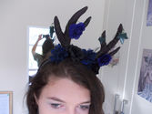 Gothic Antler Head Dress-Cut Out and Keep