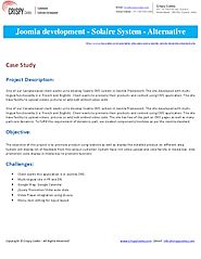 Joomla development - Solaire System - Alternative Solaire