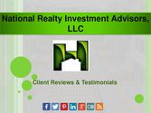 Client Reviews & Testimonials of National Realty Investment Advisors, LLC