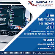 Best Engineering Institute in Coimbatore - Karpagam Institute Campus Life