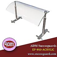 Sneeze Guard | Glass Guards EP-950-ACRYLIC | Adm Sneezeguards