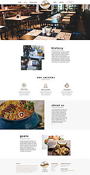 Restaurant Website UI/UX Design by Jupiter Technoway