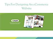 Tips For Designing An eCommerce Website