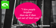Brilliant! Lee Iacocca understands what #HR is meant to be. #TChat