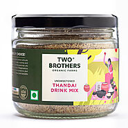 Thandai Drink Mix, Organic thandai powder | All Natural. 150g – Two Brothers Organic Farms – Two Brothers Organic Farms