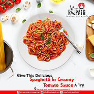 Spaghetti In Creamy Tomato Sauce