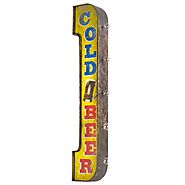 Vintage Cold Beer LED Marquee Sign Wall Decor