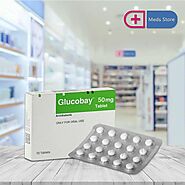 Buy Glucobay 50 mg Tablet (Acarbose )