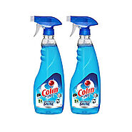 Collins Glass Cleaner - Blue 800Ml Spray [1+1] Promo Pack, 1600 ml