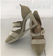 This summer tiptoe with the beautiful pair of wedged high heels