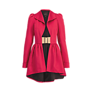 Hot Pink Flared Collar Jacket | Business Casual Clothes For Women – Layo G.