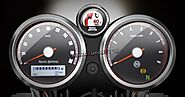 2021 Royal Enfield Continental GT 650 instrument cluster digitally imagined