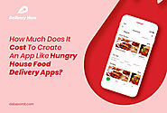 How much does it cost to build an app like HungryHouse - Data EximIT
