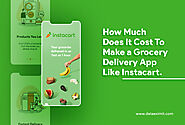 How Much Does it Cost to Make a Grocery Delivery App like Instacart?