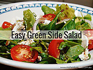 Easy Green Side Salad