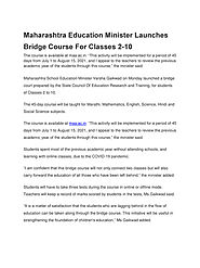 [PDF] सेतू अभ्यासक्रम | Bridge Course PDF Download – PDFfile
