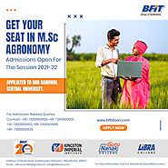 M.Sc Agromomy in Dehradun | BFIT