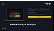 www.amazon.com/mytv enter code